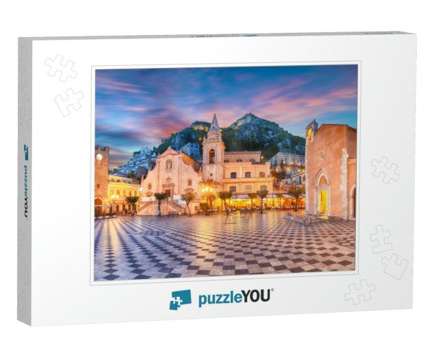 Belvedere of Taormina & San Giuseppe Church on the Square... Jigsaw Puzzle