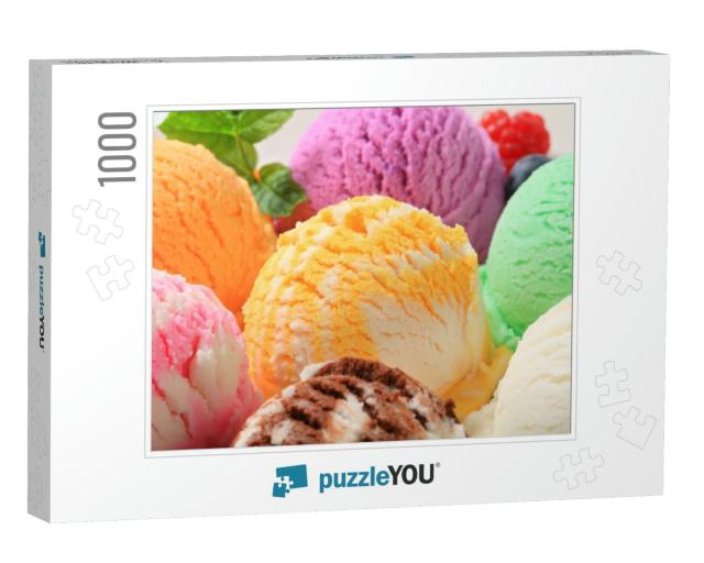 Assorted Ice Cream... Jigsaw Puzzle with 1000 pieces
