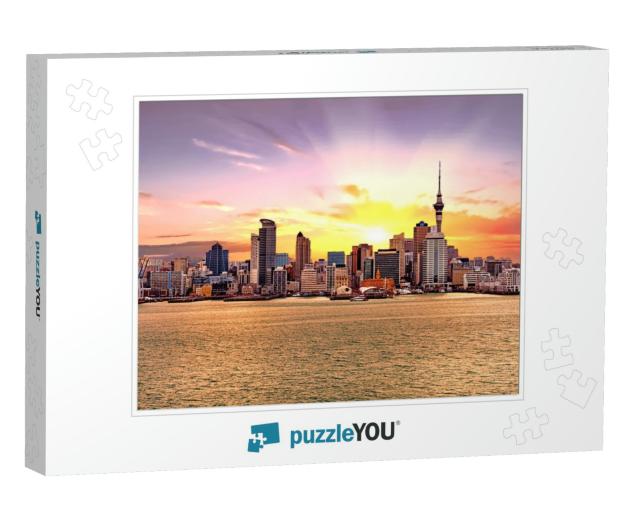 Skyline Photo of the Biggest City in the New Zealand, Auc... Jigsaw Puzzle