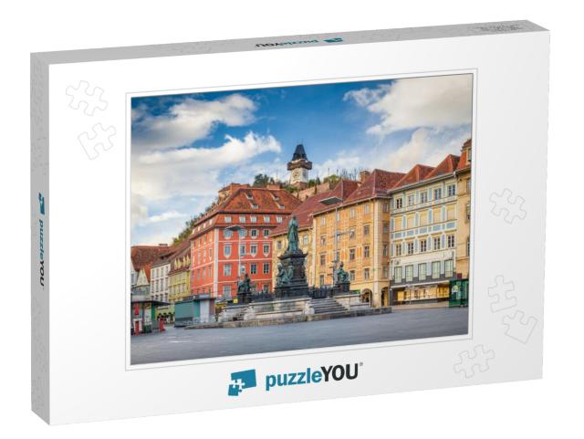 Classic View of the Historic City of Graz with Main Squar... Jigsaw Puzzle