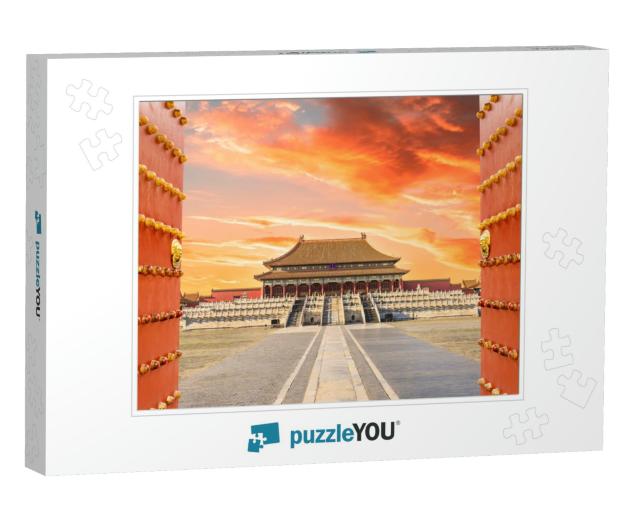 Ancient Royal Palaces of the Forbidden City in Beijing, C... Jigsaw Puzzle