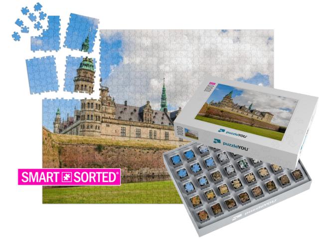 Panoramic View to the Bricks Wall Around Kronborg Castle... | SMART SORTED® | Jigsaw Puzzle with 1000 pieces