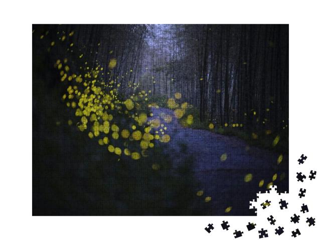 Long Exposure Photos of Fireflies Lighting Up the... Jigsaw Puzzle with 1000 pieces