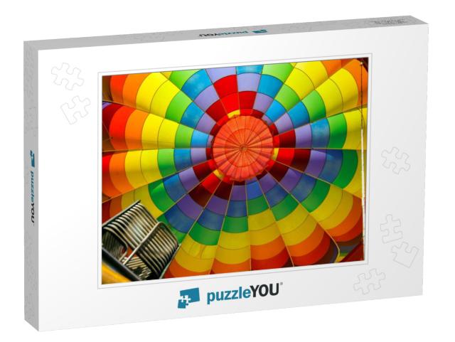 Inside of Colorful Hot Air Balloon... Jigsaw Puzzle