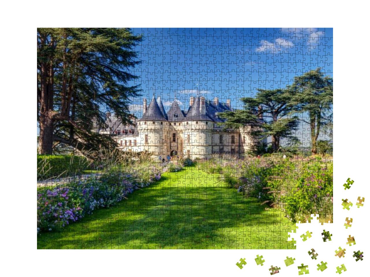 Panorama of Chateau De Chaumont-Sur-Loire in Summer, Loir... Jigsaw Puzzle with 1000 pieces