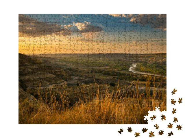 North Dakota Sunrise... Jigsaw Puzzle with 1000 pieces