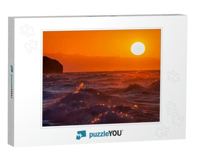 As the Evening Sun Sets on the Black Sea Coast... Jigsaw Puzzle