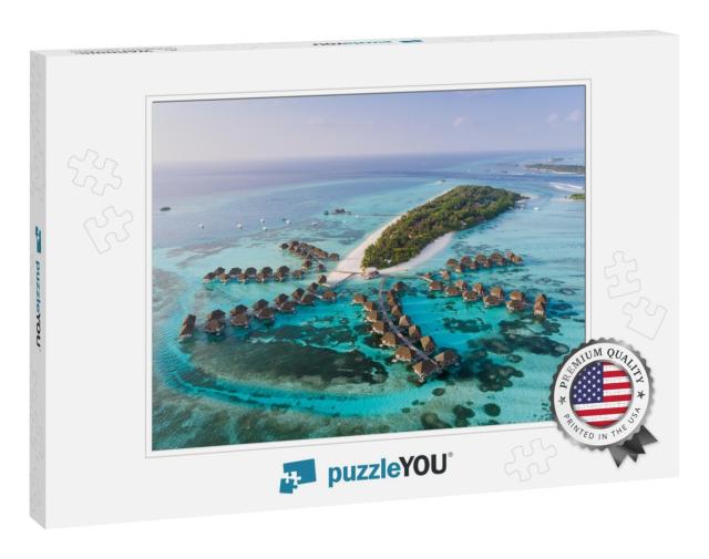 Amazing Bird Eyes View in Maldives... Jigsaw Puzzle
