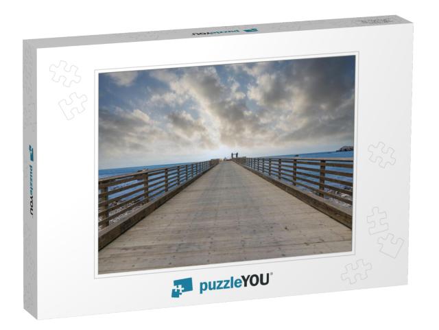 Scorpion Anchorage Pier At Santa Cruz Island in Channel I... Jigsaw Puzzle