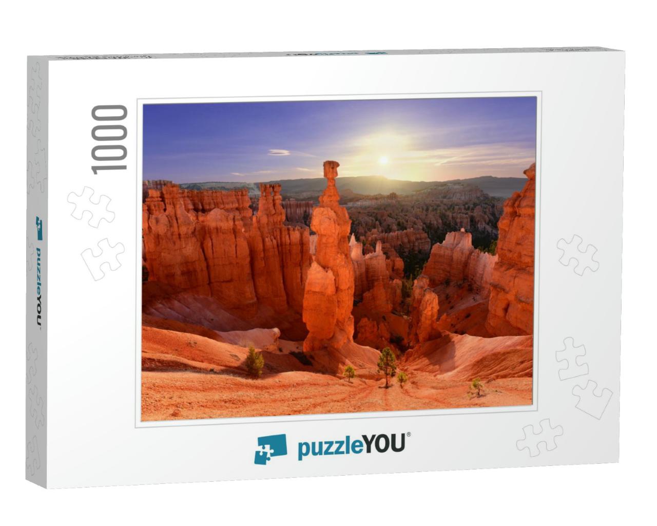 Thor's Hammer in Bryce Canyon National Park in Utah USA At... Jigsaw Puzzle with 1000 pieces
