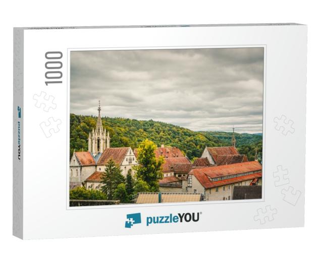 Great View of Bebenhausen Monastery in the Middle of Scho... Jigsaw Puzzle with 1000 pieces