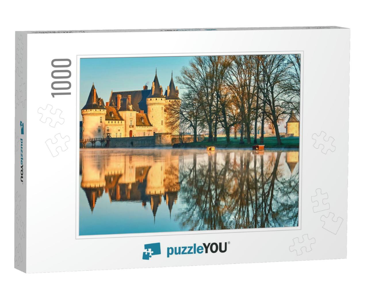 Chateau De Sully-Sur-Loire in the Sunset Light, France. I... Jigsaw Puzzle with 1000 pieces