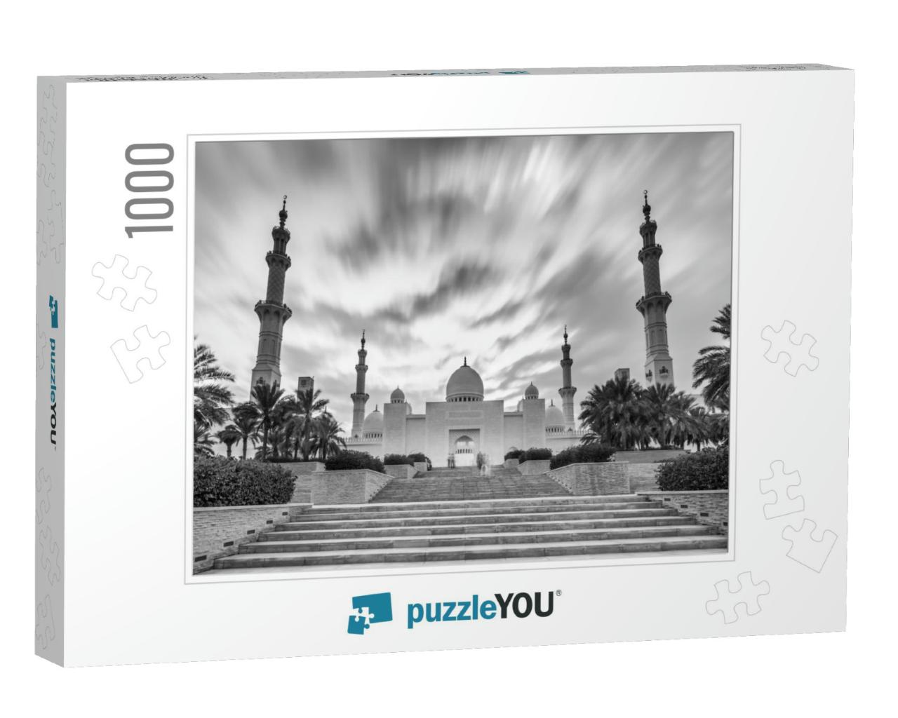 Sheikh Zayed Grand Mosque in Abu Dhabi, United Arab Emira... Jigsaw Puzzle with 1000 pieces