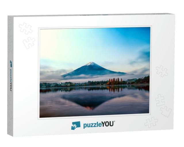 Mt Fuji in the Early Morning with Reflection on the Lake... Jigsaw Puzzle