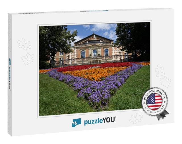Festspielhaus Bayreuth in Bayern, Bavaria, Composer, Rich... Jigsaw Puzzle