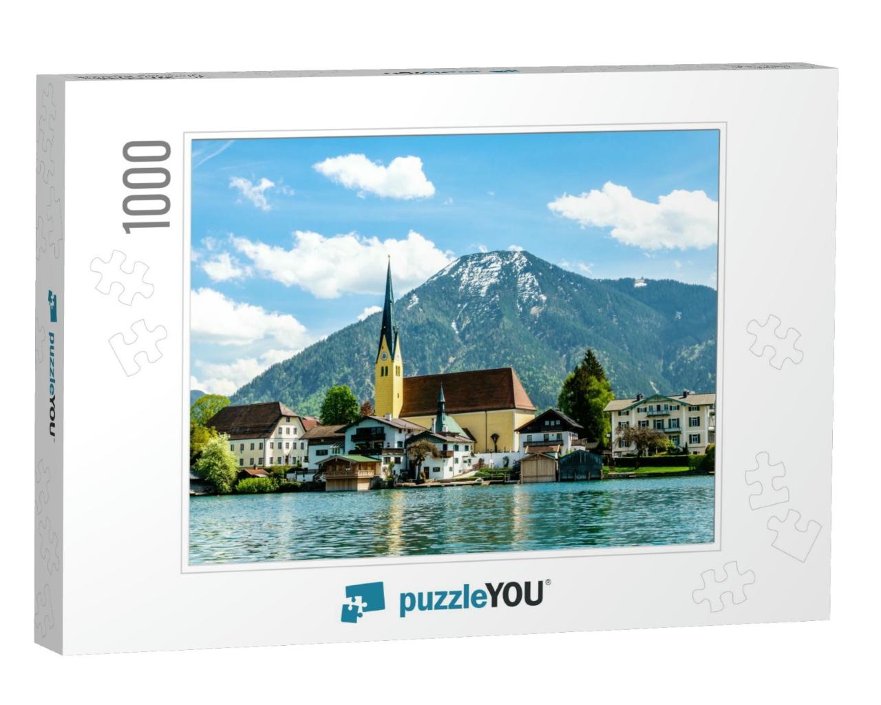 Tegernsee Lake in Bavaria - Germany - Photo... Jigsaw Puzzle with 1000 pieces
