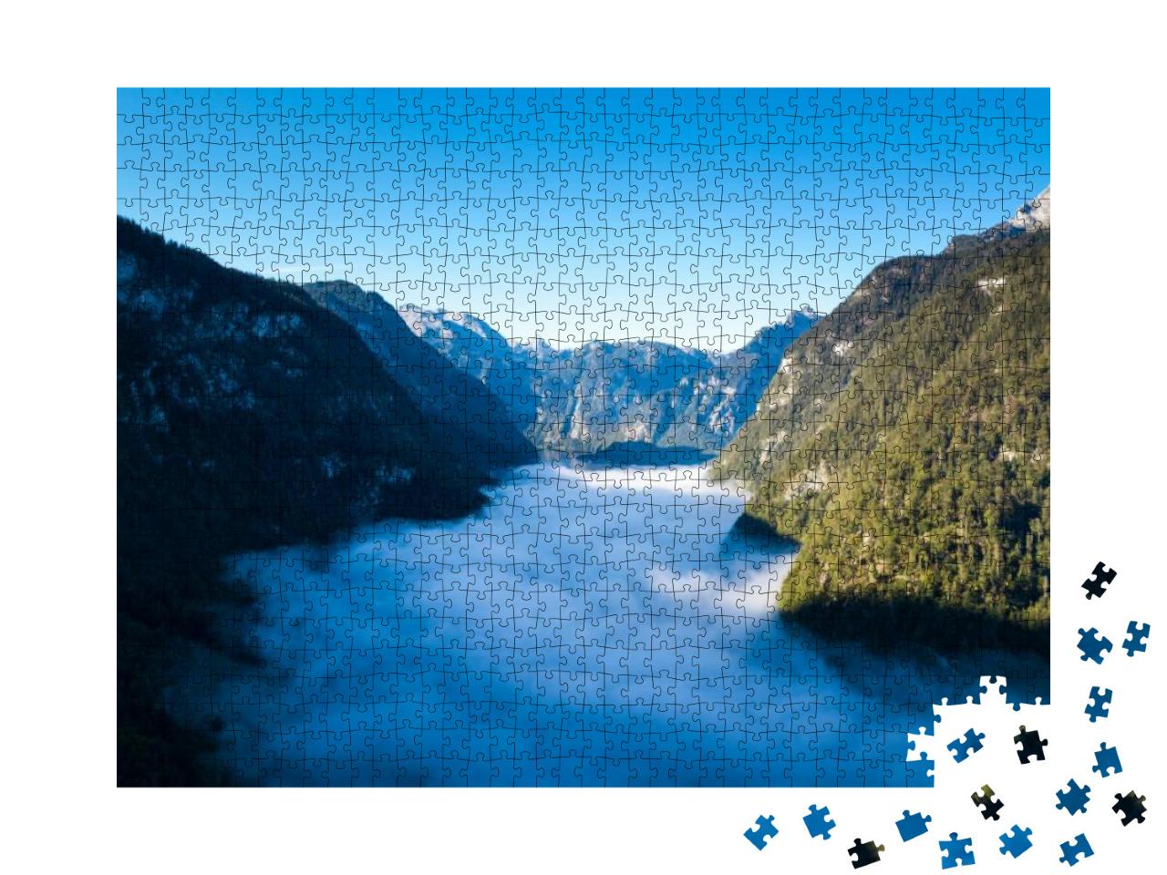 The Koenigssee is an Amazing Natural Lake in the Extreme... Jigsaw Puzzle with 1000 pieces