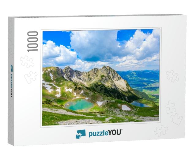 Beautiful Landscape Scenery of the Gaisalpsee & Rubihorn... Jigsaw Puzzle with 1000 pieces