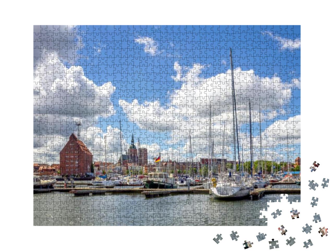 Stralsund, Harbor... Jigsaw Puzzle with 1000 pieces