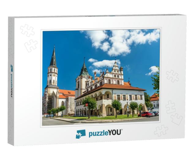 Old Town Hall & St. James Church in Levoca. a UNESCO Worl... Jigsaw Puzzle