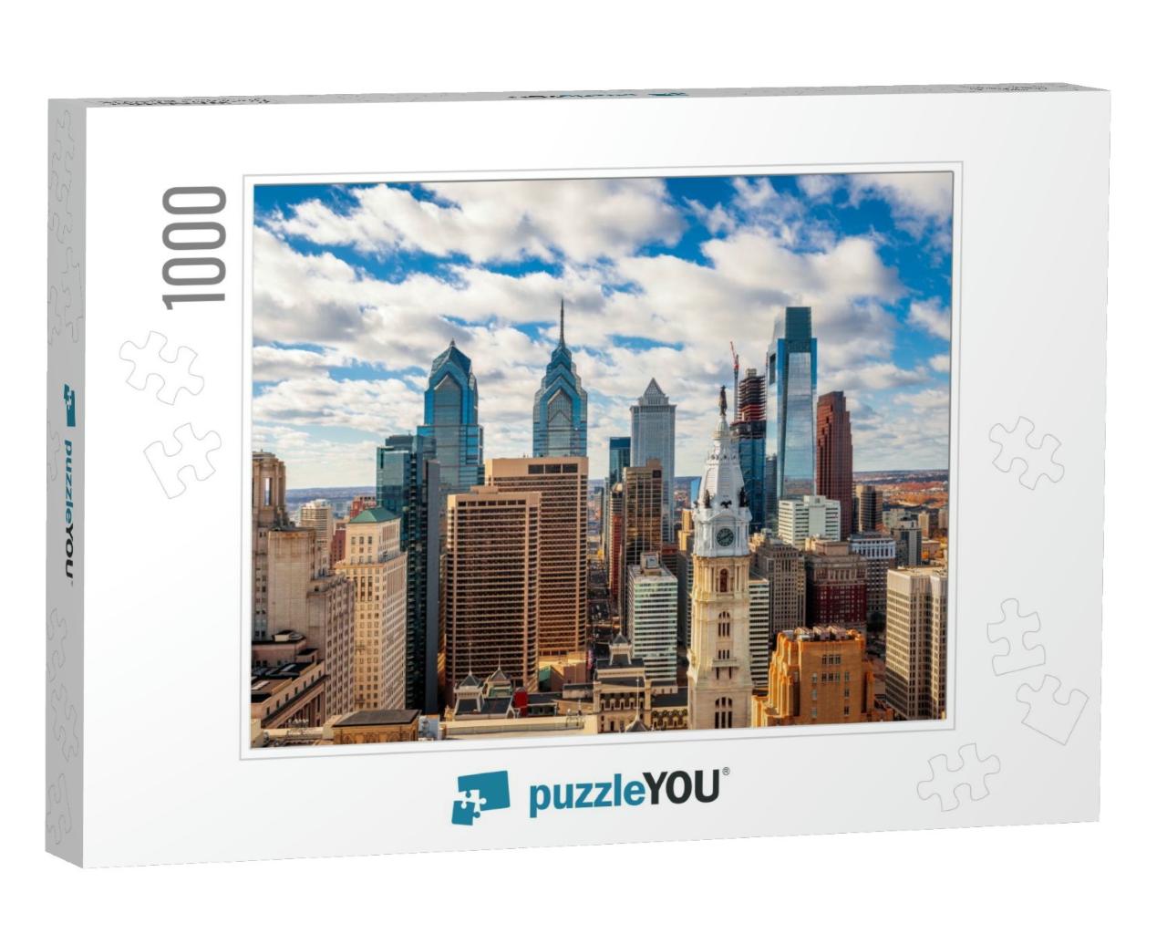 Philadelphia, Pennsylvania, USA Downtown City Skyline... Jigsaw Puzzle with 1000 pieces