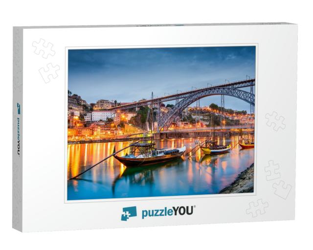 Porto, Portugal Old Town Skyline on the Douro River with... Jigsaw Puzzle