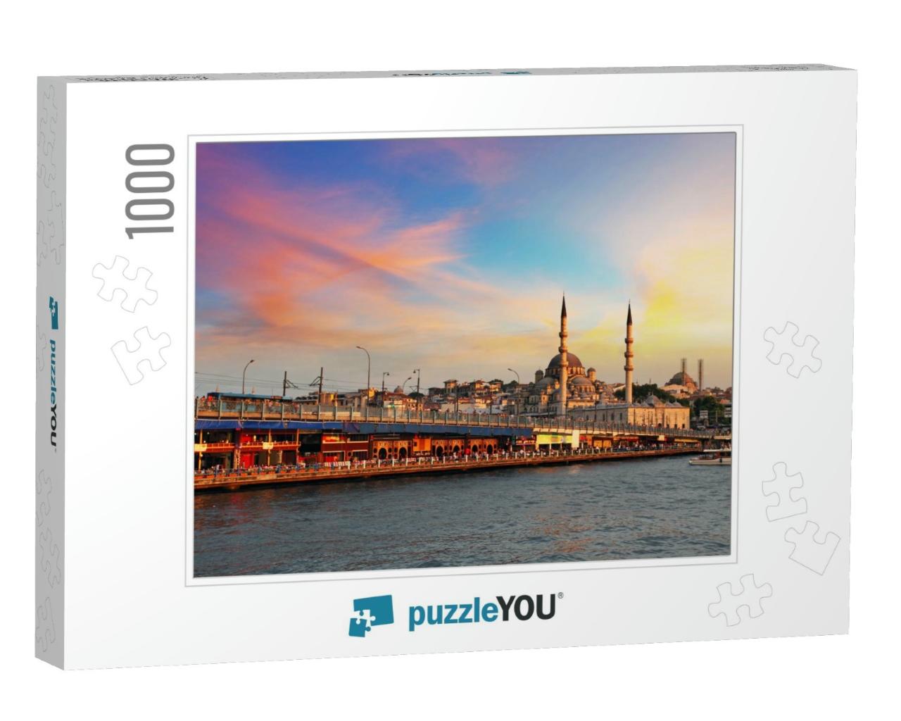 Istanbul At a Dramatic Sunset with Sun... Jigsaw Puzzle with 1000 pieces