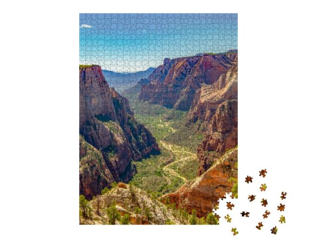 Observation Point Zion National Park... Jigsaw Puzzle with 1000 pieces