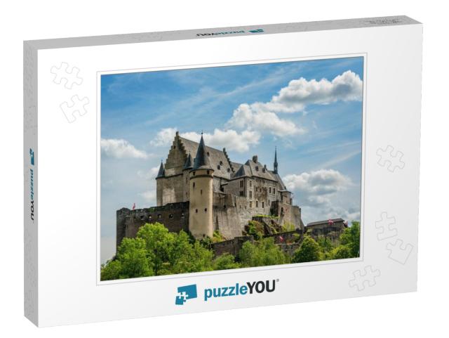 Castle of Vianden in Luxembourg. Famous Landmark in the R... Jigsaw Puzzle