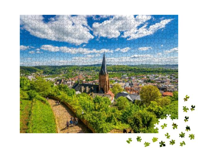 Marburg an Der Lahn... Jigsaw Puzzle with 1000 pieces