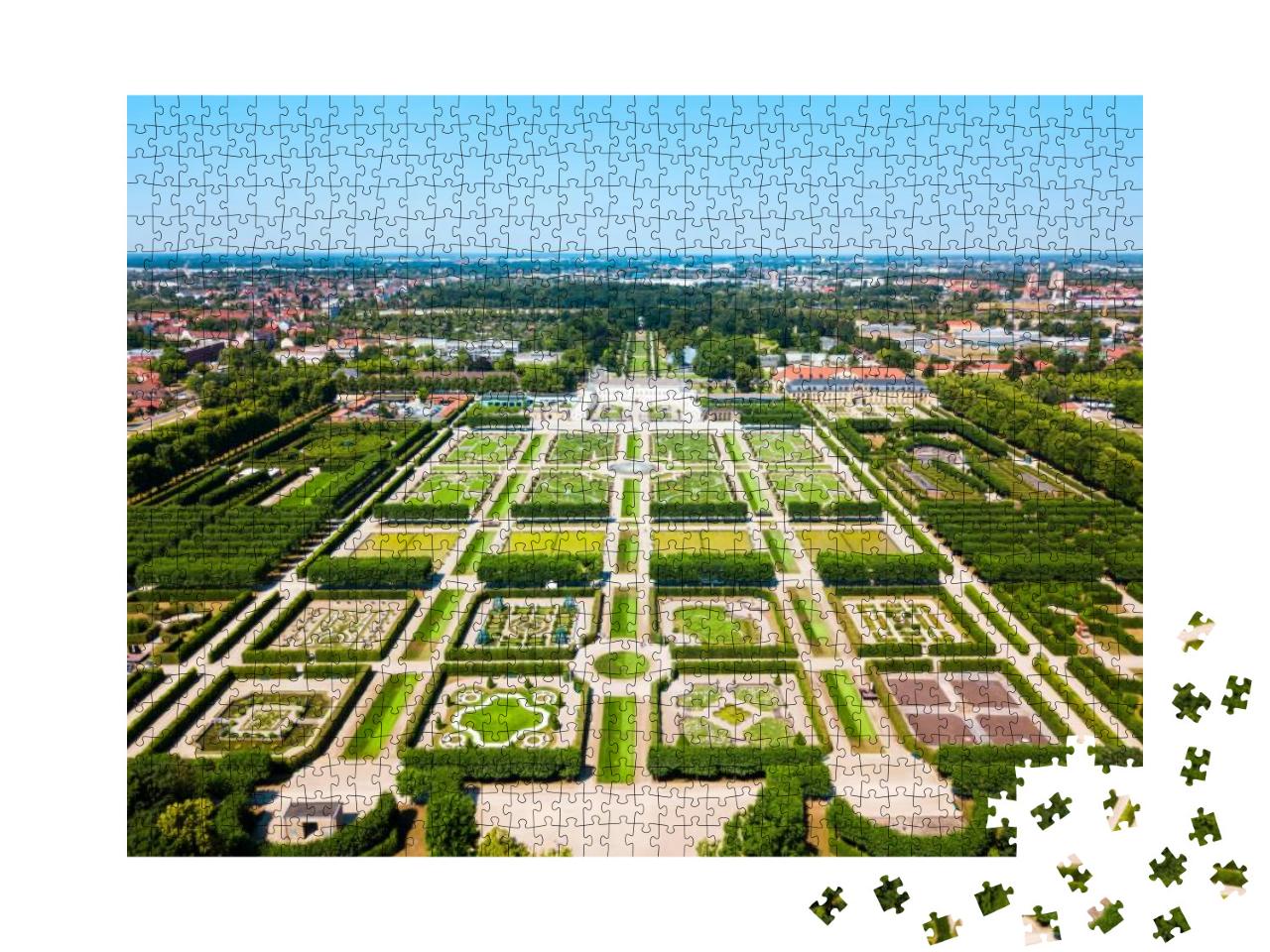 Herrenhausen Gardens of Herrenhausen Palace Located in Ha... Jigsaw Puzzle with 1000 pieces