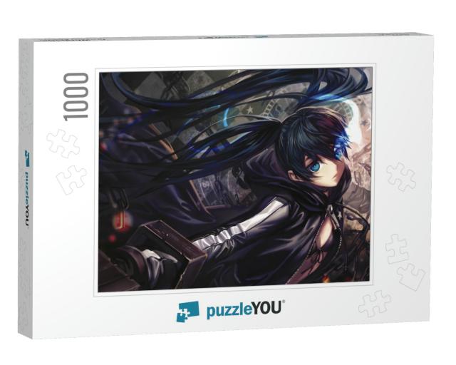 It is an Illustration of an Anime that Has a Neutral Mean... Jigsaw Puzzle with 1000 pieces