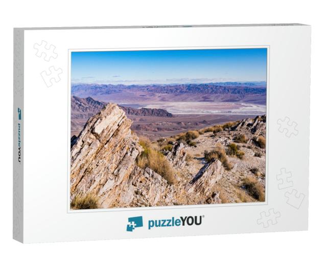 Scenic Overlook of Badwater Basin from Aguereberry Point... Jigsaw Puzzle