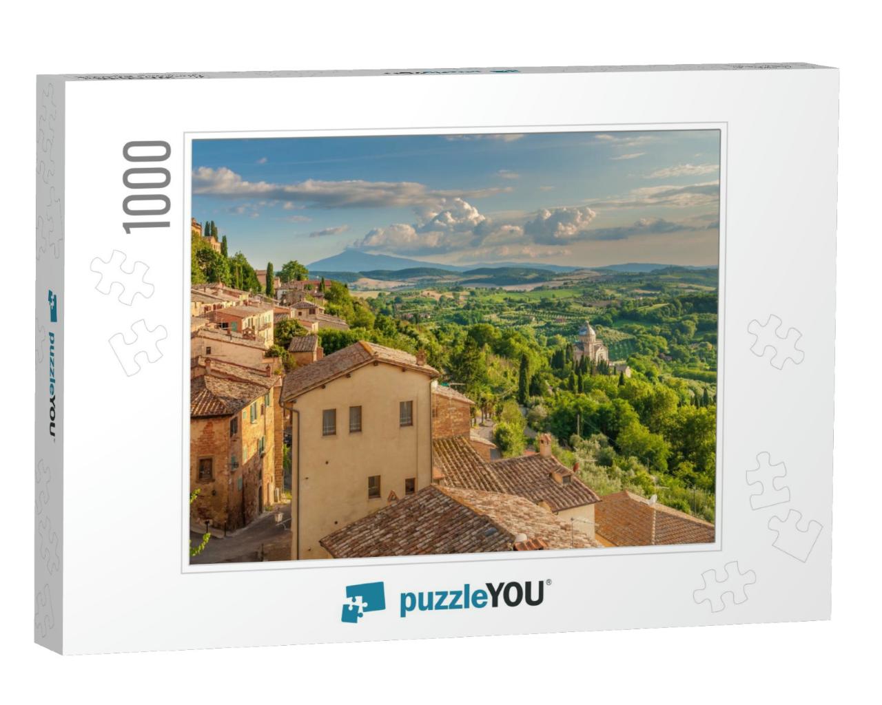 Landscape of the Tuscany Seen from the Walls of Montepulc... Jigsaw Puzzle with 1000 pieces