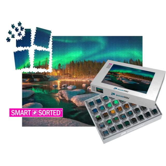 Aurora Borealis Northern Lights... | SMART SORTED® | Jigsaw Puzzle with 1000 pieces