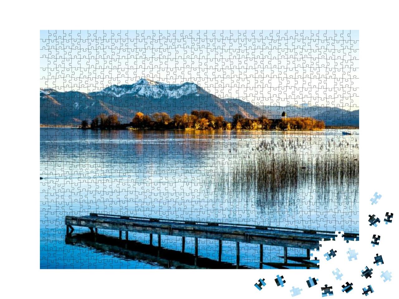 Famous Chiemsee Lake in Bavaria - Germany... Jigsaw Puzzle with 1000 pieces