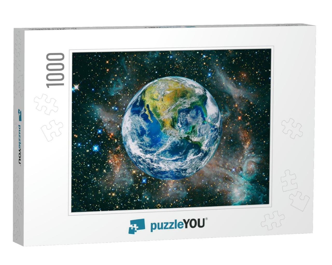 Beautiful Earth from Space. the Elements of This Image Fu... Jigsaw Puzzle with 1000 pieces