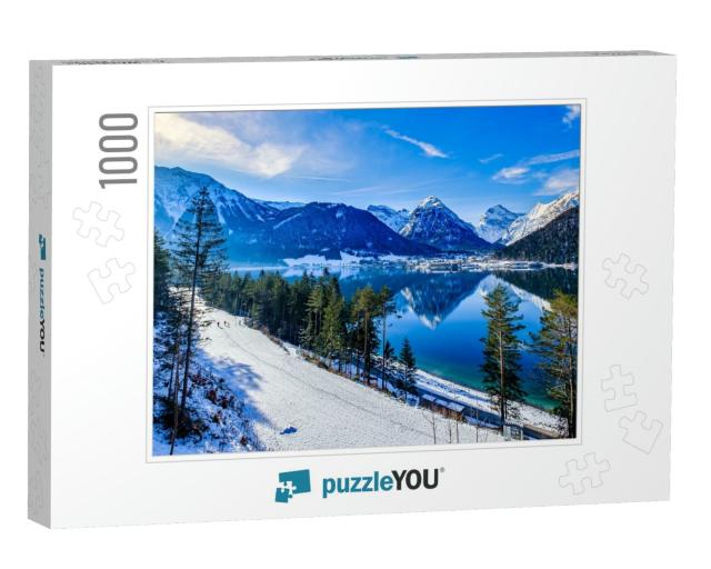 Mountains At the Village Perstisau in Austria in Winter... Jigsaw Puzzle with 1000 pieces