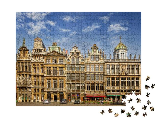 The Main Square of Brussels, Belgium, UNESCO World Herita... Jigsaw Puzzle with 1000 pieces