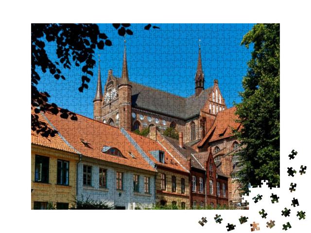 Oldtown & World Heritage Wismar... Jigsaw Puzzle with 1000 pieces