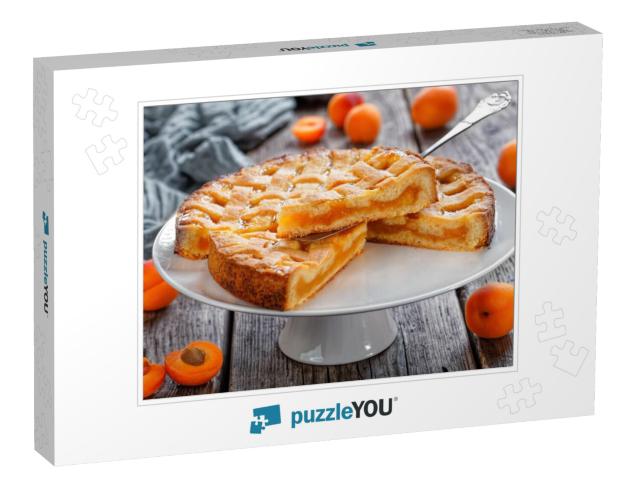 Slices of Apricot Shortcrust Pie with a Lattice Pie Crust... Jigsaw Puzzle