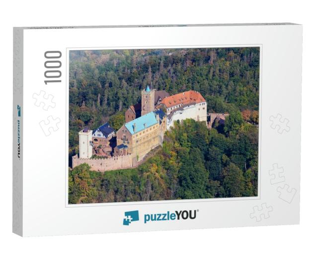 Wartburg Castle, in Eisenach, Germany, Where Martin Luthe... Jigsaw Puzzle with 1000 pieces