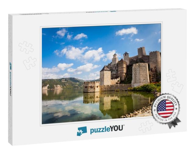 Medieval Fortress in Golubac, Serbia... Jigsaw Puzzle