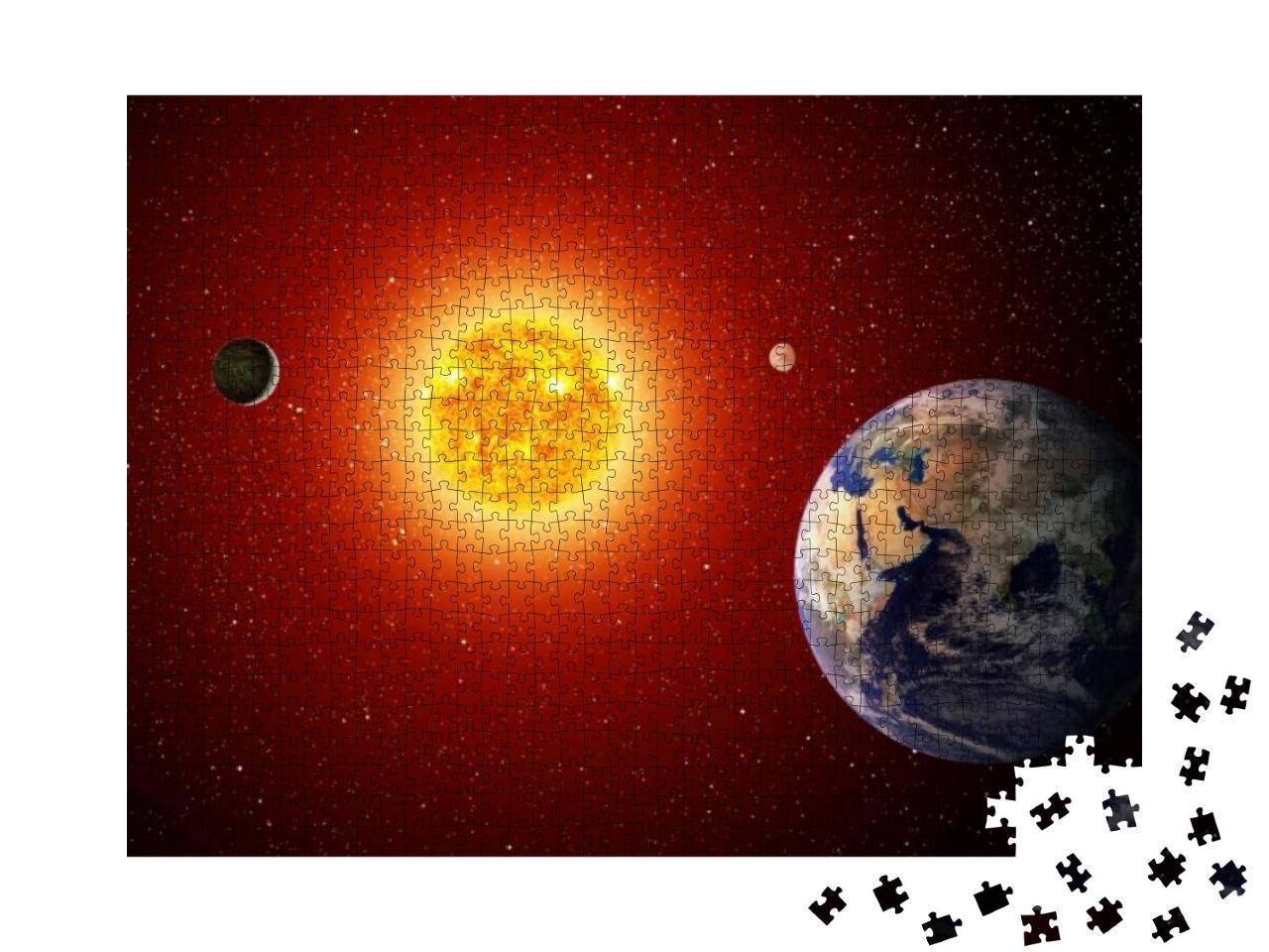 Solar System Collage Images from Www. Nasa. Gov... Jigsaw Puzzle with 1000 pieces