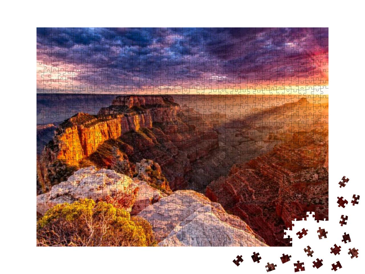North Rim Grand Canyon Cape Royal... Jigsaw Puzzle with 1000 pieces