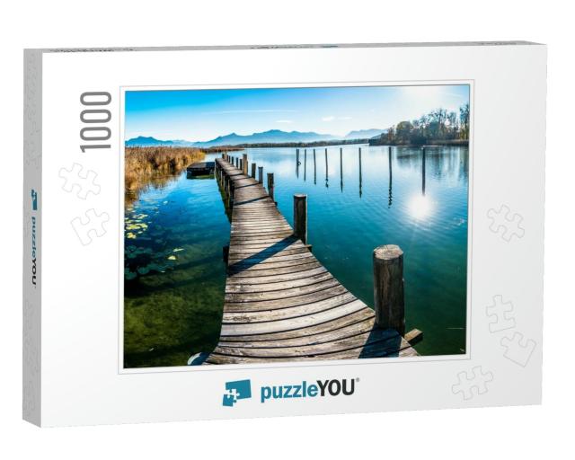 Scenery At Lake Chiemsee - Bavaria - Germany... Jigsaw Puzzle with 1000 pieces