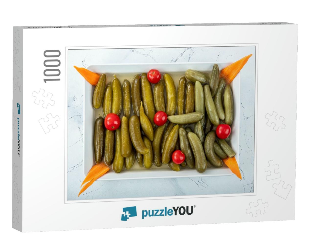 Turkish Cuisine Appetizers Pickled Cucumbers Read... Jigsaw Puzzle with 1000 pieces