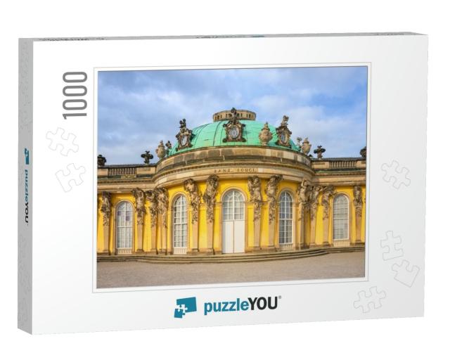 Facade of Sanssouci Palace in Potsdam, Germany... Jigsaw Puzzle with 1000 pieces
