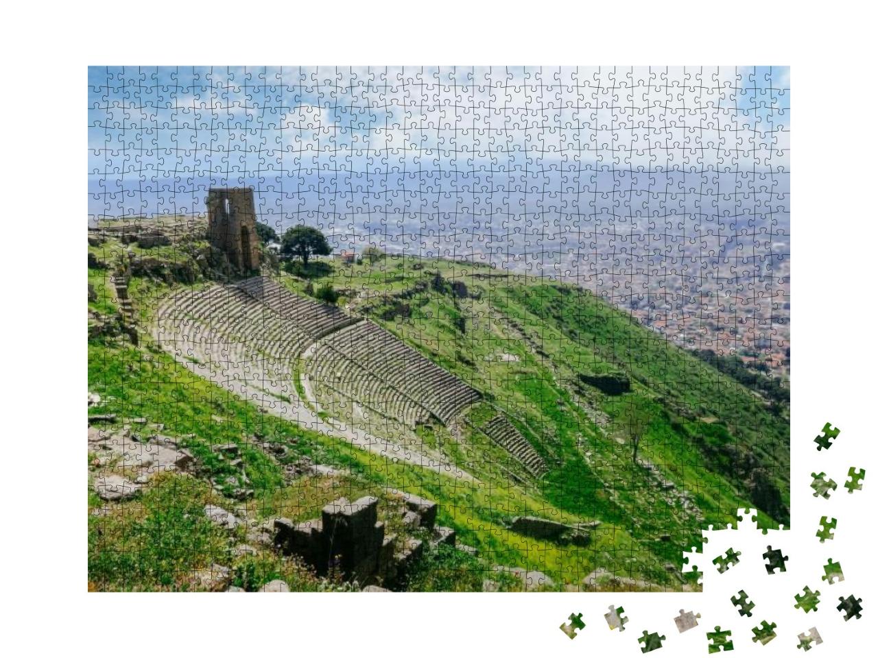 Roman Amphitheater Amphitheater in Pergamum Pergamon, Tur... Jigsaw Puzzle with 1000 pieces