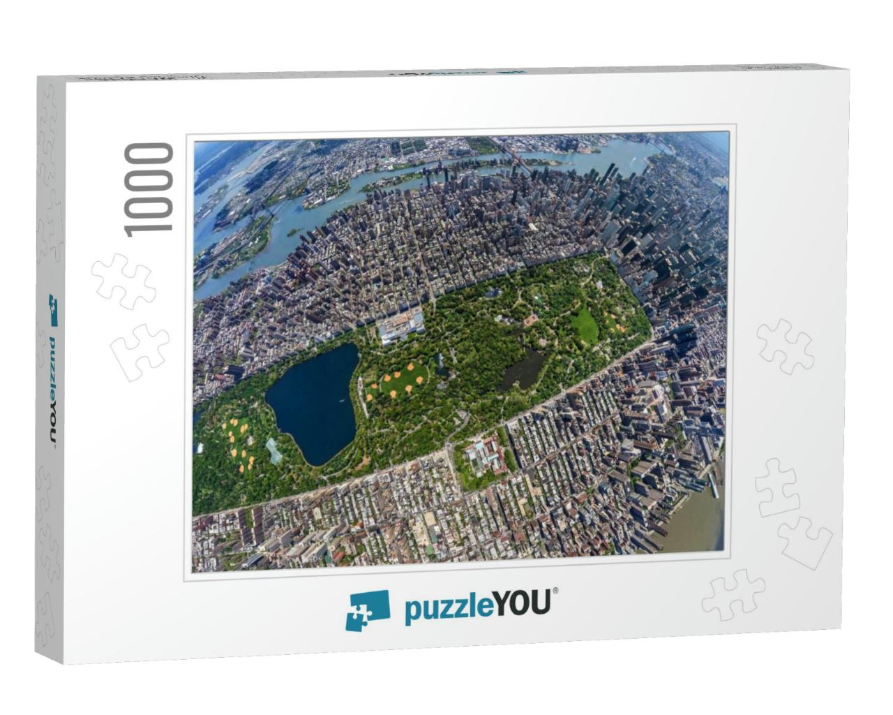 Central Park Manhattan New York Aerial View from Top Posi... Jigsaw Puzzle with 1000 pieces